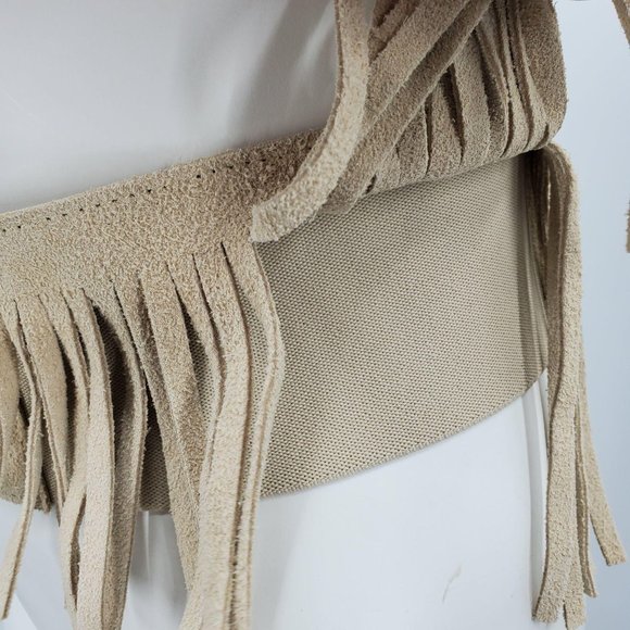 Love Strength Genuine Sand Fringe Suede Jimmi Belt - Picture 6 of 10